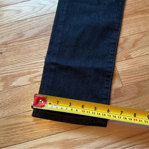 New Hudson Collin Tarpit Jeans Dark Wash Mid Rise Skinny Ankle Jeans Denim - Picture 15 of 16